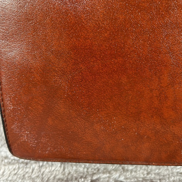 Vintage  Gold Pfeil sport  16” Brown Leather Briefcase Portfolio Document Bag - Picture 4 of 16